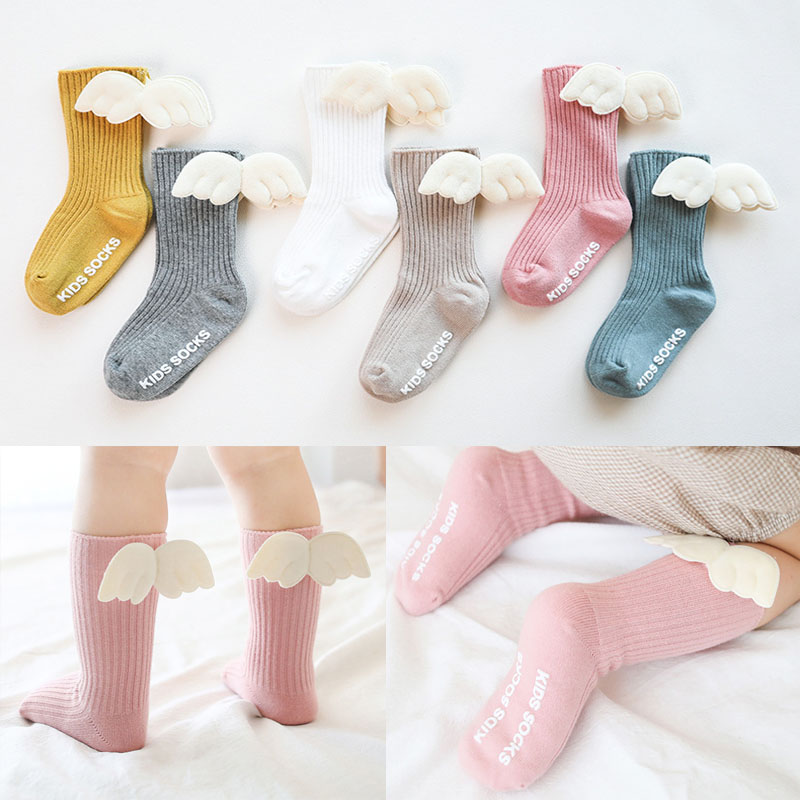 Baby Sock Oximeter - جوارب قطنية عالية للركبة للفتيات الصغيرات
