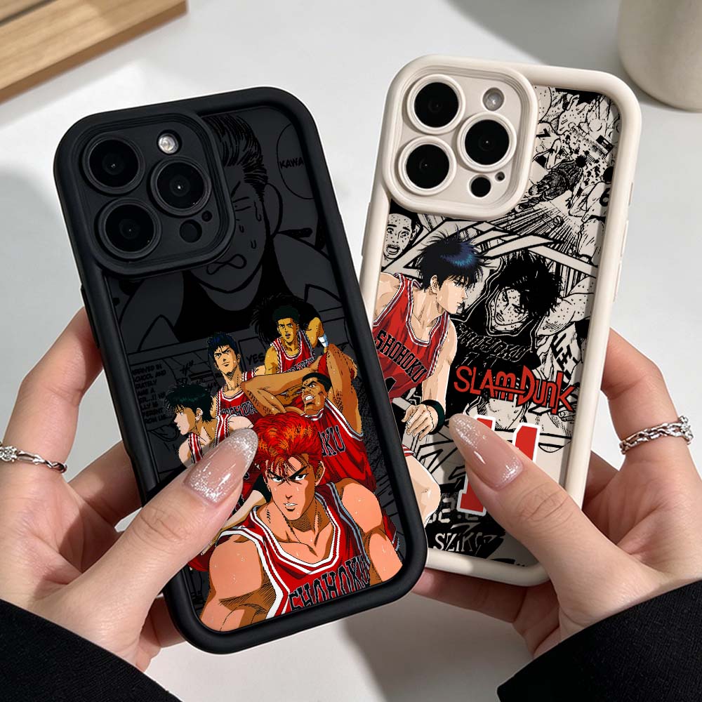 Apple Iphone 15 Pro Max - جراب هاتف سيليكون بتصميم S-Slam Dunk