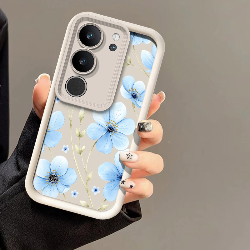 Vivo X200 - غطاء هاتف بتصميم زهور مائية باللون