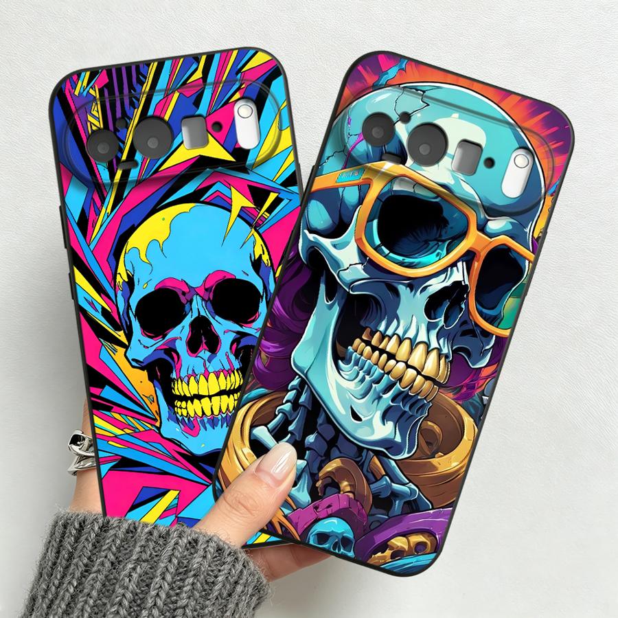 غطاء هاتف بتصميم جمجمة نيون بو - مراجعة Google Pixel 9 Pro وسعره