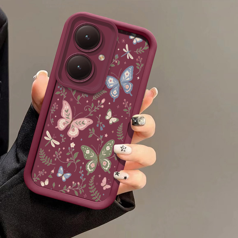 غطاء هاتف بتصميم فراشة ملونة ل - مراجعة Vivo Y28 وسعره
