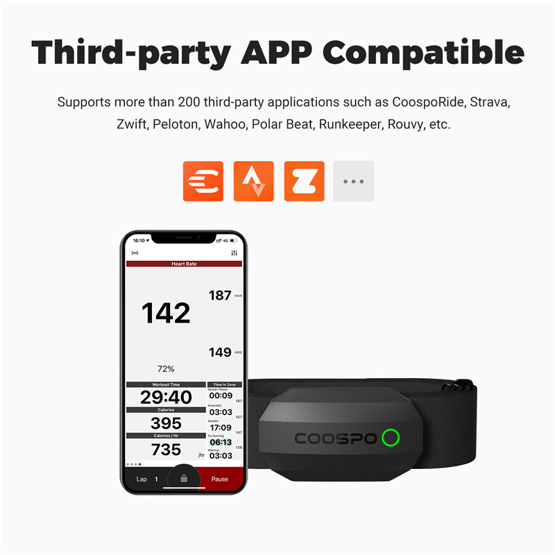 COOSPO-جهاز استشعار معدل ضربات - مراجعة Breath Rate Monitor وسعره